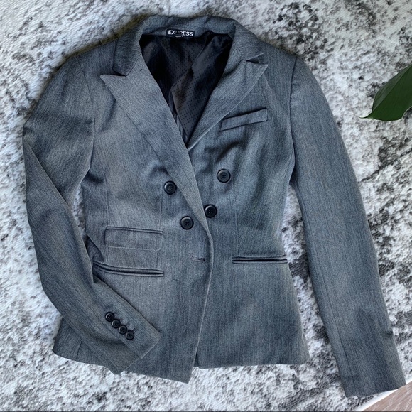 Express Jackets & Blazers - Gray Express Blazer